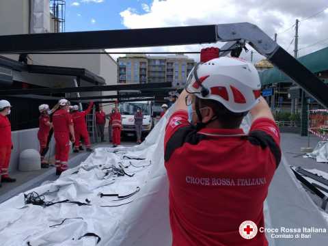 Tamponi rapidi: sabato a Bari inaugurazione della postazione della Croce Rossa